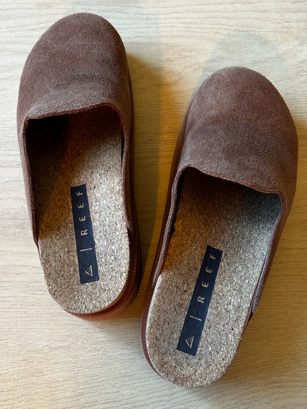 Reef Vista Skye Brown Suede Slip-On Mule Clogs Women’s Size 7 - Picture 2 of 7
